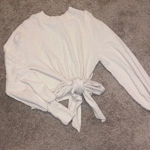 Tie bottom free people shirt